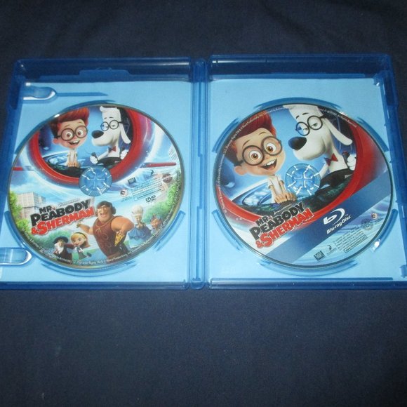 Mr. Peabody And Sherman (Blu-ray/DVD, 2014, 2-Disc Set) w/ slip cover - Picture 4 of 5